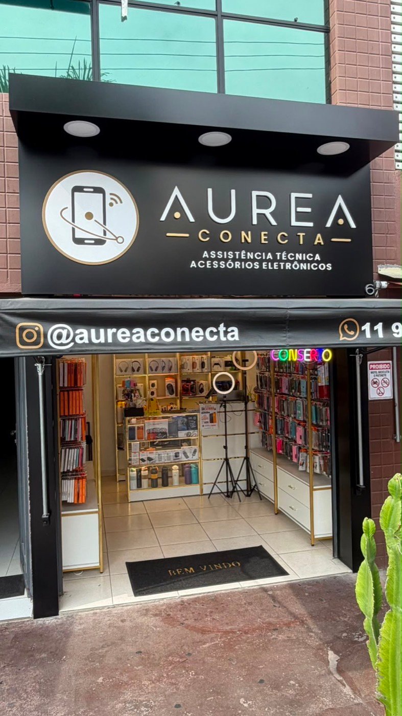 Fachada da Aurea Conecta em Taboão da Serra